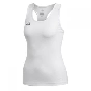 adidas T19 Tank Top - White