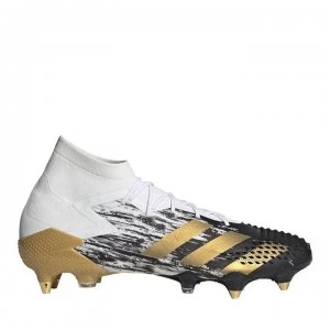 adidas Predator Mutator 20.1 Football Boots Soft Ground - White/MetGold