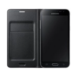 Samsung EF-WJ320PBEGWW Galaxy J3 2016 Flip Wallet Cover - Black