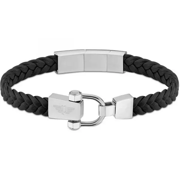 Police Gents Police Jewellery 19cm Bracelet POL.22112BM1 - Black One Size