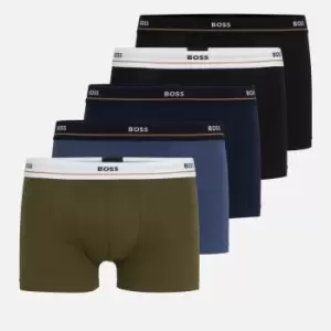 BOSS Bodywear Mens 5 Pack Essential Boxer Shorts - Open Miscellaneous - XL