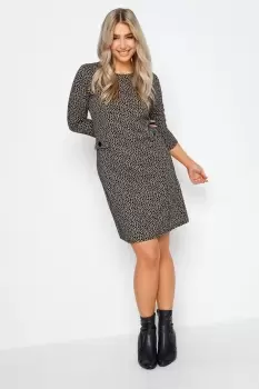 Animal Print Shift Dress