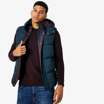 Jack Wills Eco Firstone Puffer Gilet - Navy