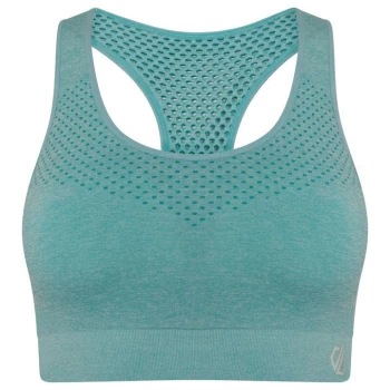 Dare 2b Laura Whitmore Don't Sweat It Sports Bra - MeadowbrkGrn