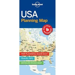 Lonely Planet USA Planning Map Sheet map, folded 2017