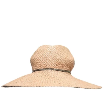 Biba Print Straw Hat - Neutral