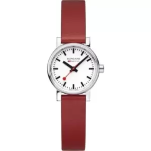 Mondaine Ladies Mondaine evo2 Watch MSE26110LCV - Silver, White and Red