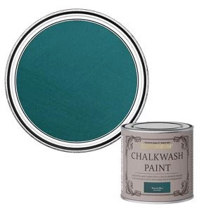 Rust-Oleum Chalkwash Peacock blue Flat matt Emulsion Paint 125ml