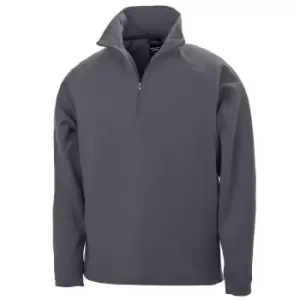 Result Mens Core Micron Anti-Pill Fleece Top (3XL) (Charcoal)