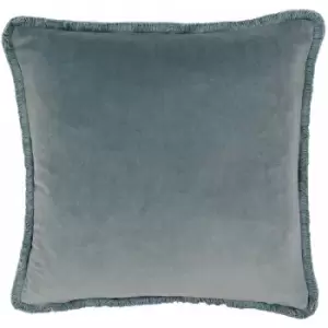 Riva Paoletti Freya Cushion Cover (45 x 45cm) (Duck Egg) - Duck Egg