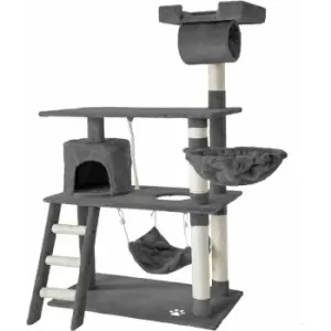 Cat tree scratching post Marcel - cat scratching post, cat tower, scratching post - grey