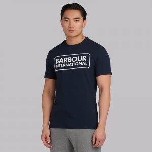 Barbour International Mens Essential Large Logo T-Shirt - International Navy - XXL