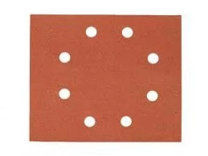 DEWALT Punched Clip On 1/4 Sanding Sheets 115mm X 140mm 100g Pack of 25