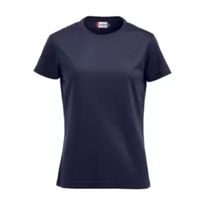 Clique Womens/Ladies Ice T-Shirt (XXL) (Dark Navy)