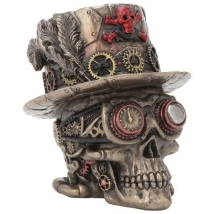 Clockwork Baron Skull Ornament