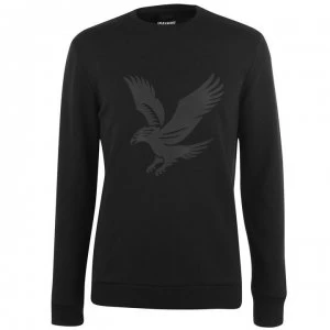 Lyle and Scott Large Eagle Sweater - True Black 572