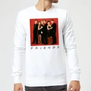 Friends Character Pose Sweatshirt - White - XL