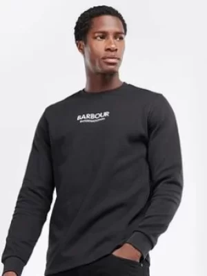 Barbour International Formula Chest Logo Sweat, Black, Size S, Men