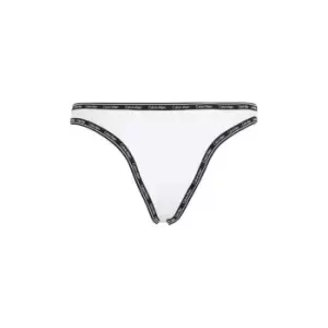 Calvin Klein High Leg Cheeky Bikini - White