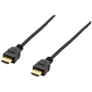 Equip HDMI Cable HDMI-A plug 3m Black 119351 gold plated connectors HDMI cable