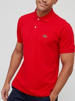 Lacoste Classic Fit Polo Shirt - Red, Size 2XL, Men