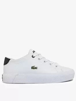 Lacoste Gripshot 0121 1 Trainers - White, Size 4 Younger