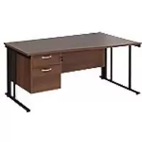 Dams International Wave Desk MCM16WRP2KW 1,600 x 725 x 800 - 990 mm