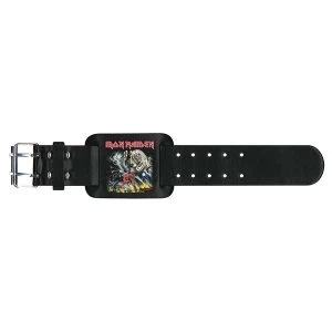 Iron Maiden - Number of the Beast Leather Wrist Strap