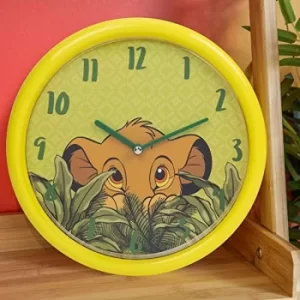 Disney Lion King Simba Wall Clock with Glow In The Dark Dial