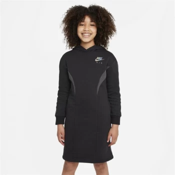 Nike Air Fleece Dress Junior Girls - Black/Grey