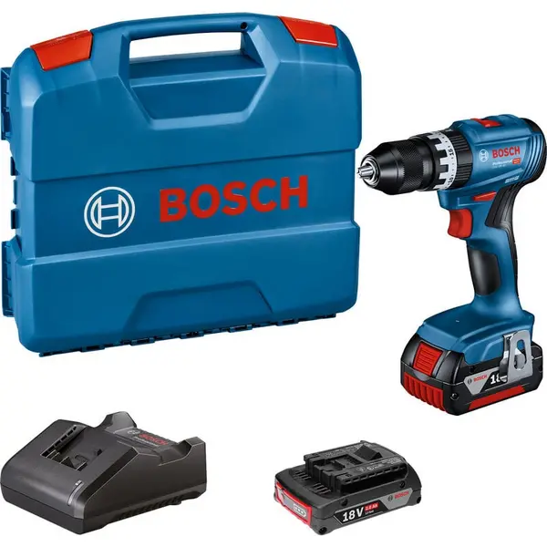 Bosch GSB 18V-45 18v Cordless Brushless Combi Drill 2 x 2ah Li-ion Charger Case