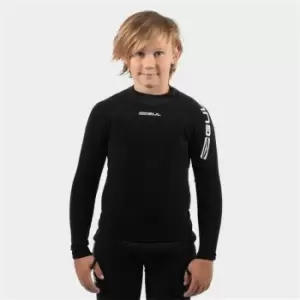 Gul Evotherm Thermal Long Sleeve Flatlock Junior's - Black