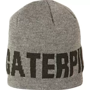 Caterpillar Branded Beanie Cap Grey One Size