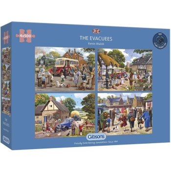 The Evacuees Jigsaw Puzzle - 4x500 Pieces