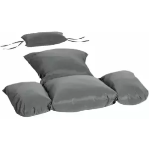 Outsunny - Patio Lounge Chair Furniture Cushion Set for Indoor & Outdoor Dark Grey - Dark Grey