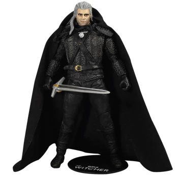 McFarlane Netflix's The Witcher 7 Action Figure - Geralt of Rivia (With Cloth Cape)