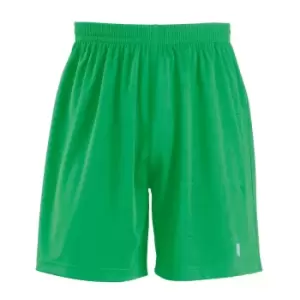 SOLS Childrens/Kids San Siro 2 Sport Shorts (10yrs) (Bright Green)