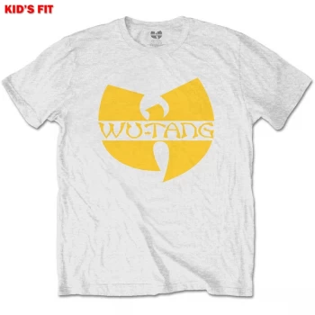 Wu-Tang Clan - Logo Kids 11 - 12 Years T-Shirt - White