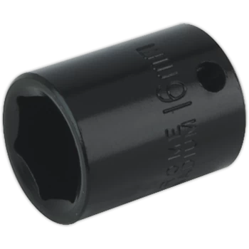 Sealey 3/8" Drive Hexagon Impact Socket Metric 3/8" 16mm