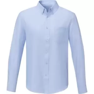 Elevate Mens Pollux Long-Sleeved Shirt (L) (Light Blue)