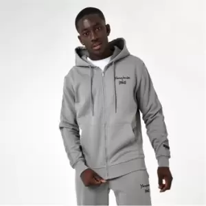 Everlast x Yiannimize Zip Through Taped Hoodie - Grey