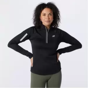 New Balance Impact Heat Zip Top Ladies - Black