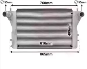 VAN WEZEL Intercooler 03004386 Turbo Intercooler,Intercooler, charger AUDI,A3 Schragheck (8P1),A3 Sportback (8PA),TT Coupe (8J3),TT Roadster (8J9)