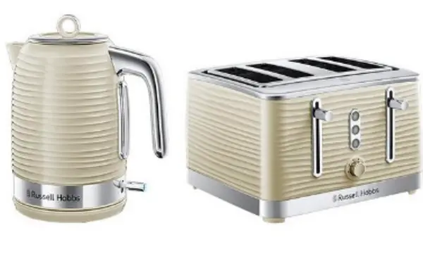 Russell Hobbs VL0KA 1.7L Kettle & 4 Slice Toaster Bundle