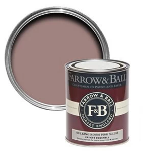 Farrow & Ball Estate Sulking room pink No. 295 Eggshell Metal & wood Paint 0.75L