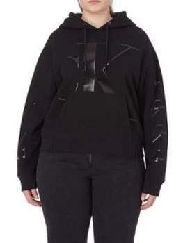 Calvin Klein Jeans Plus Ck Eco Hoodie - Black