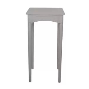 Ives Weathered Pine Square Side Table Grey