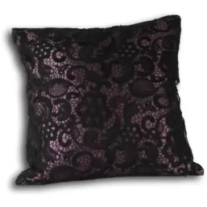 Riva Home Macrame Cushion Cover (45x45cm) (Amethyst) - Amethyst