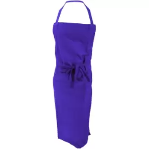 Jassz Bistro Bib Apron / Hospitality & Catering (One Size) (Purple) - Purple