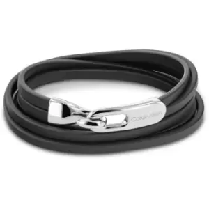 Gents CALVIN KLEIN Jewellery Leather Bracelet